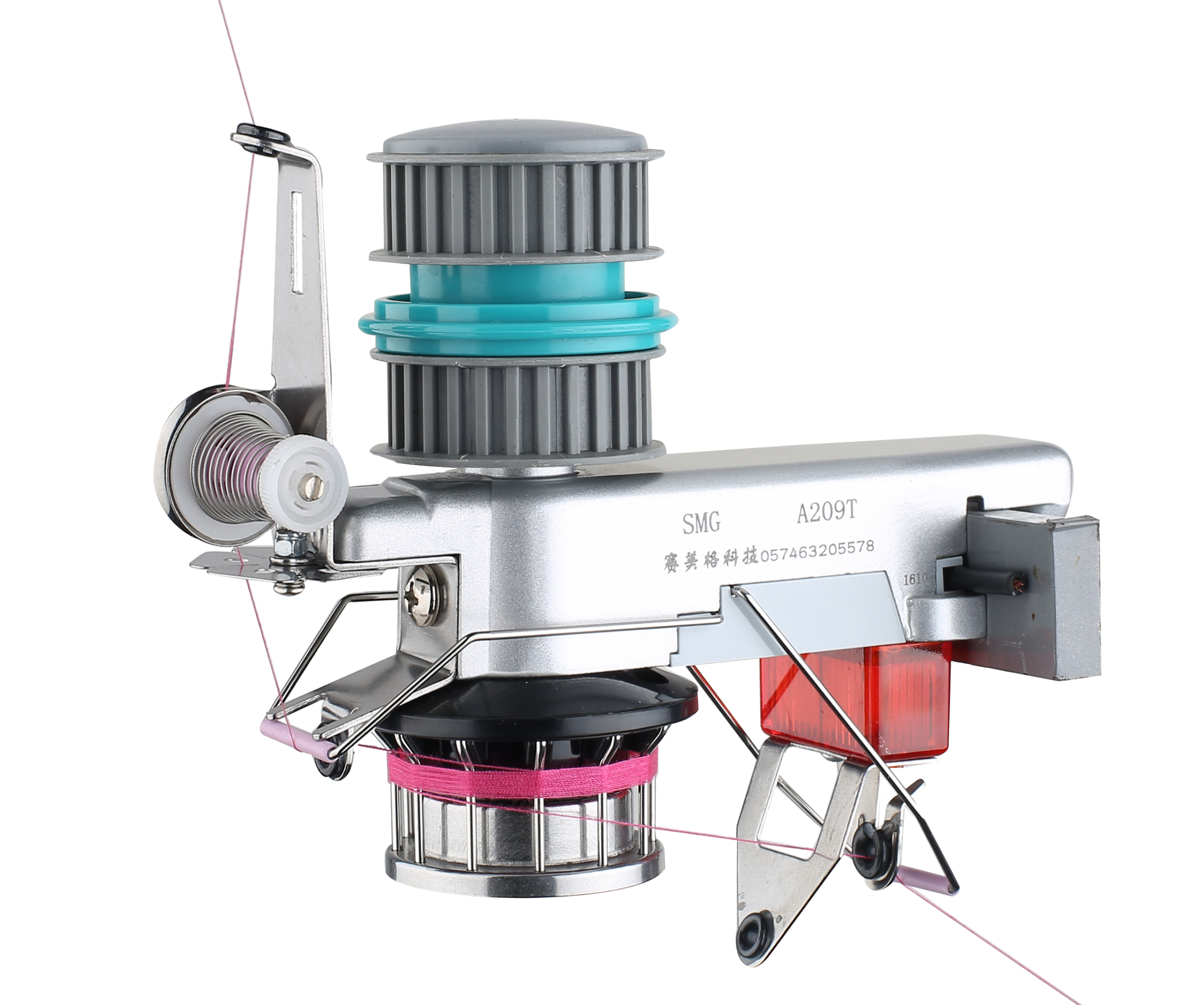 SMG A209T Yarn Feeder offering precise yarn delivery for seamless knitting operations, 15 words